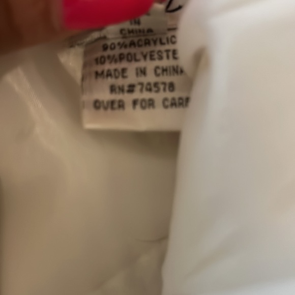 NWT- White Tweed Fringed Mini Skirt by Cache/ Size 10 - Picture 8 of 8